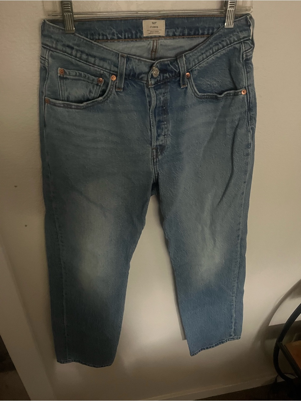 Levi's Women's Medium Blue Slim Straight Jeans